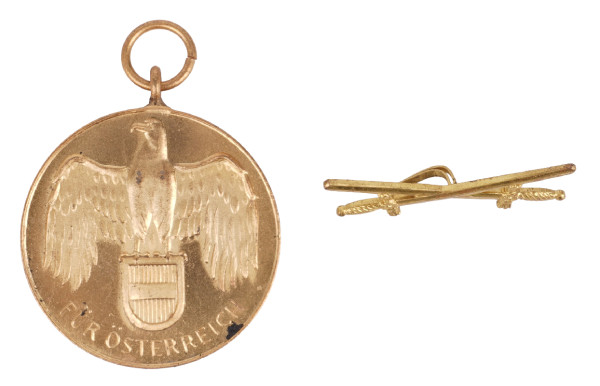 Österreich Kriegserinnerungsmedaille 1914-1918 mit Schwerterauflage