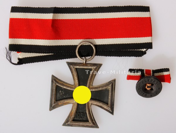 Eisernes Kreuz 2. Klasse 1939 mit Knopflochdeko