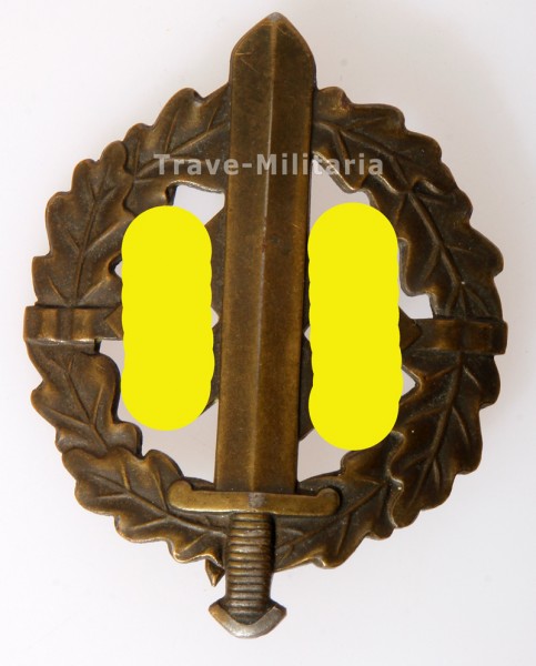 SA- Sportabzeichen in Bronze mit Matrikelnummer 548722