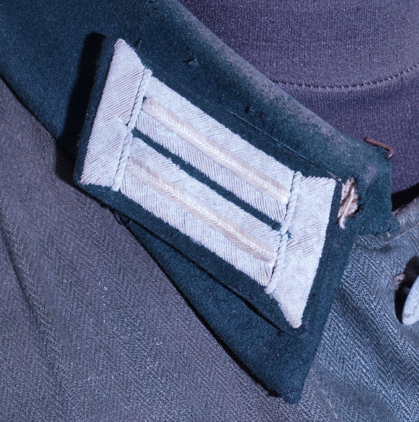 Infanterie Feldbluse Drillich für einen Leutnant der Wehrmacht ...