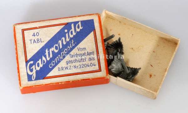 Wehrmacht Heer 4 Rangsterne in Tablettenpackung