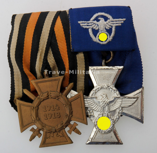 2er Ordensspange Polizei