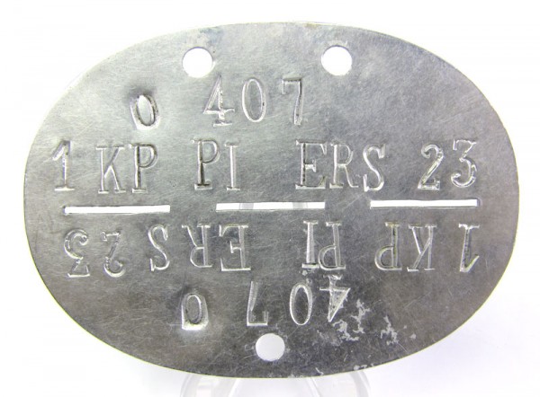 Erkennungsmarke Pionier