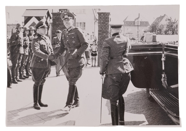 Foto Generalfeldmarschall v. Blomberg besucht die 12.I.D.