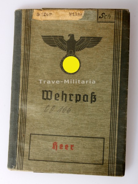 Wehrpass Schäfer Restgruppe 29. ID (mot) Stalingrad