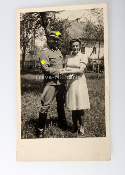 Postkartenfoto SS-Untersturmführer Regiment ..Der Führer"