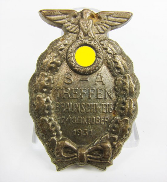 Abzeichen SA Treffen Braunschweig 1931 - 2. Form