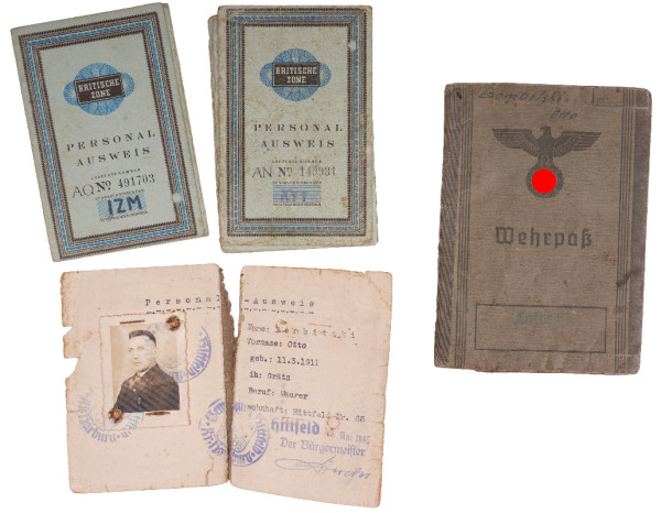 Wehrpass Bombetzki Ln. -Flugm. Rgt. 101