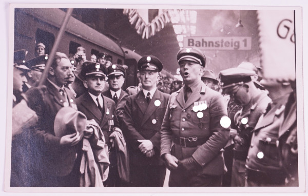 Foto Empfang einer Delegation der Reichsvereinigung ehemaliger Kriegsgefangener