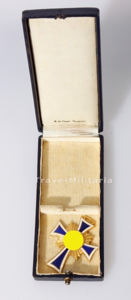 Ehrenkreuz der Deutschen Mutter in Gold im Etui