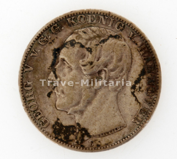Hannover Vereinstaler XXX1 Pfund Fein 1866