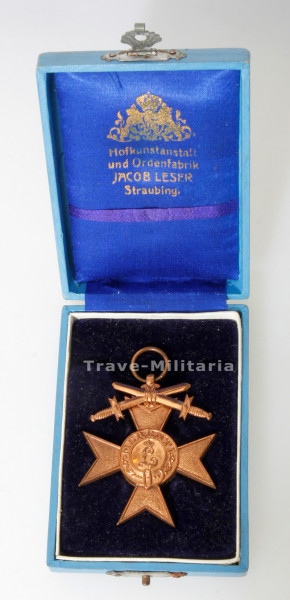 Bayern Militär-Verdienstkreuz 3. Klasse mit Schwertern im Etui