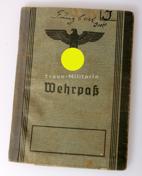 Wehrpass Jungbeck Landesschützen- Bataillon 501 gestorben 1944