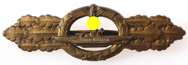 U-Bootfrontspange in Bronze der Kriegsmarine
