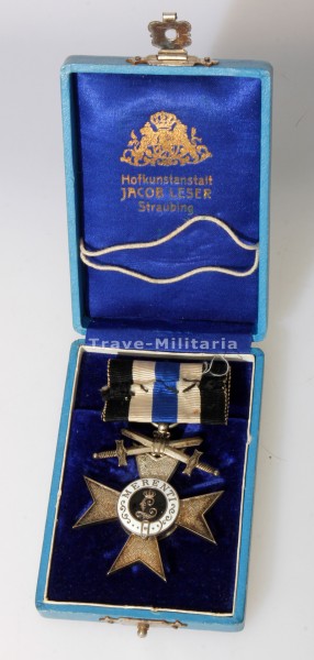 Bayern Militär-Verdienstkreuz 2. Klasse mit Schwertern im Etui