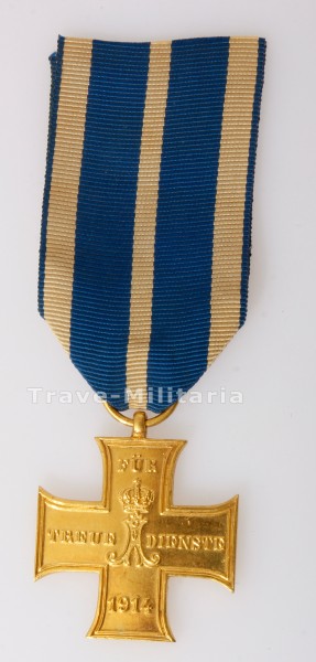 Ordensband 0,30m Schaumburg Lippe Kreuz für treue Dienste 1870 und 1914 