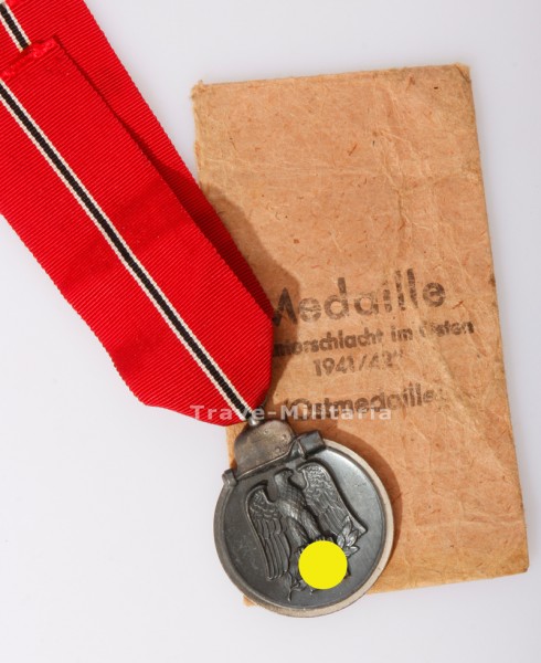 Medaille Winterschlacht im Osten mit Verleihungstüte