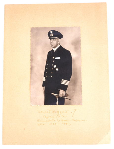 Portraitfoto Kapitän zur See Konrad Weygold